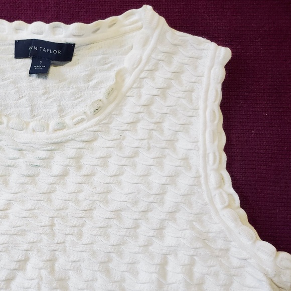 Ann Taylor White Fitted Shirt - Picture 4 of 8